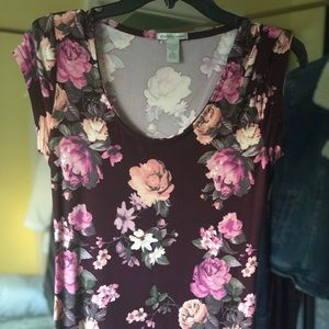 Long floral body con with open back